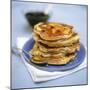 Blueberry Pancakes with Maple Syrup-Tara Fisher-Mounted Photographic Print