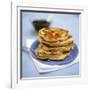 Blueberry Pancakes with Maple Syrup-Tara Fisher-Framed Photographic Print