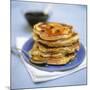 Blueberry Pancakes with Maple Syrup-Tara Fisher-Mounted Photographic Print