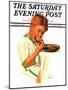 "Blueberry Pie," Saturday Evening Post Cover, July 27, 1935-J.F. Kernan-Mounted Premium Giclee Print