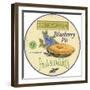 Blueberry Pie-Vintage Sign-Jean Plout-Framed Giclee Print