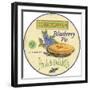Blueberry Pie-Vintage Sign-Jean Plout-Framed Giclee Print