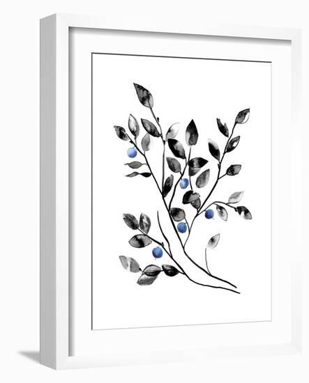Blueberry Sprig-null-Framed Giclee Print