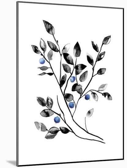 Blueberry Sprig-null-Mounted Giclee Print