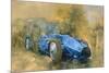 Bluebird at Brooklands-Peter Miller-Mounted Giclee Print