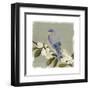 Bluebird Branch II-Victoria Borges-Framed Art Print