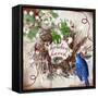 Bluebird Christmas II-null-Framed Stretched Canvas