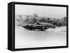 Bluebird K7 on Coniston Water, Cumbria, 1958-null-Framed Stretched Canvas