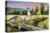 Bluebird Meadow-Spencer Williams-Stretched Canvas