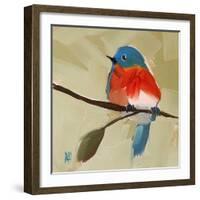 Bluebird No. 21-Angela Moulton-Framed Art Print