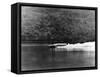Bluebird on Coniston Water, Cumbria, November 1958-null-Framed Stretched Canvas