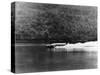 Bluebird on Coniston Water, Cumbria, November 1958-null-Stretched Canvas