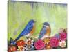 Bluebird Pair-null-Stretched Canvas