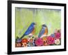 Bluebird Pair-null-Framed Art Print