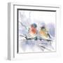 Bluebird Pair-Katrina Pete-Framed Art Print