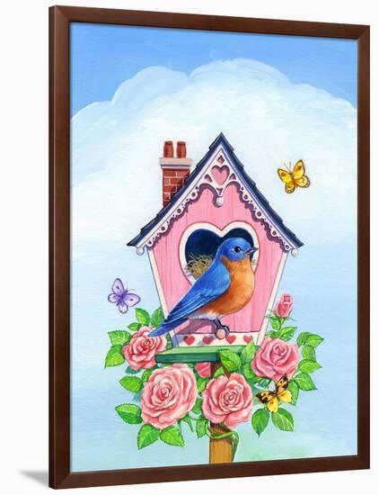 Bluebird Valentine-Geraldine Aikman-Framed Giclee Print