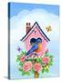Bluebird Valentine-Geraldine Aikman-Stretched Canvas