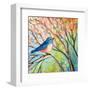 Bluebird-Jennifer Lommers-Framed Art Print