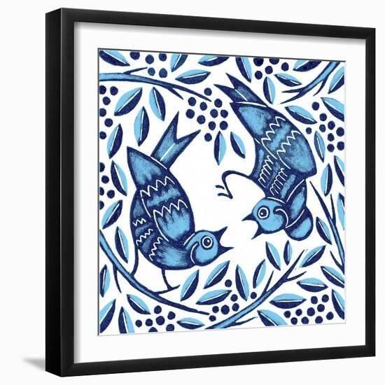 Bluebirds, 2010-Nat Morley-Framed Giclee Print