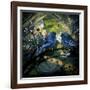 Bluebirds-Cherie Roe Dirksen-Framed Giclee Print