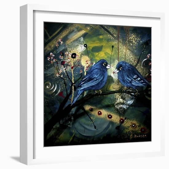 Bluebirds-Cherie Roe Dirksen-Framed Giclee Print