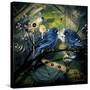 Bluebirds-Cherie Roe Dirksen-Stretched Canvas