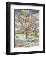 Bluehende Pfirsichbaeume (Souvenir De Mauve), 1888-Vincent van Gogh-Framed Giclee Print