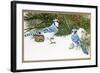 Bluejays-William Vanderdasson-Framed Giclee Print