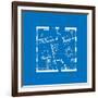 Blueprint Abstract-ildogesto-Framed Art Print