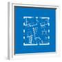 Blueprint Abstract-ildogesto-Framed Premium Giclee Print