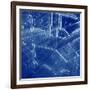 Blueprint - Architecture House Plan Background--Vladimir--Framed Art Print