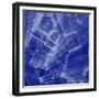 Blueprint - Architecture House Plan Background--Vladimir--Framed Premium Giclee Print