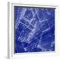 Blueprint - Architecture House Plan Background--Vladimir--Framed Premium Giclee Print