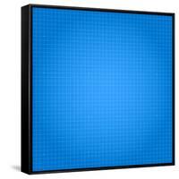 Blueprint Background-Varvara Kurakina-Framed Stretched Canvas