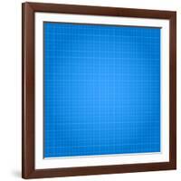 Blueprint Background-Varvara Kurakina-Framed Art Print