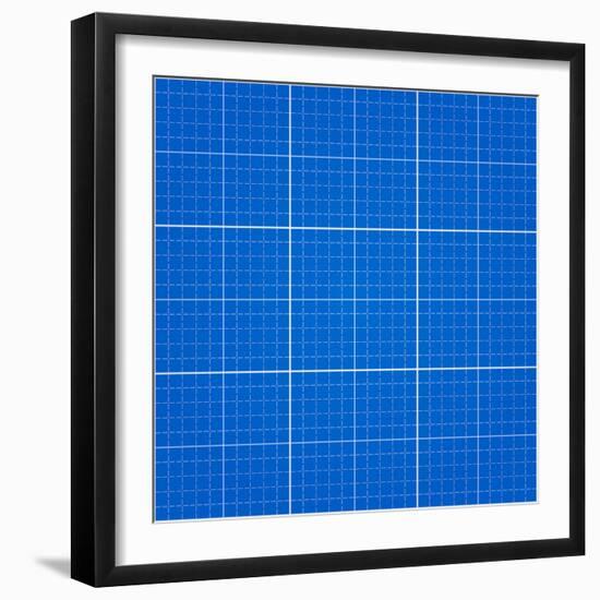 Blueprint Background-vitavalka-Framed Art Print