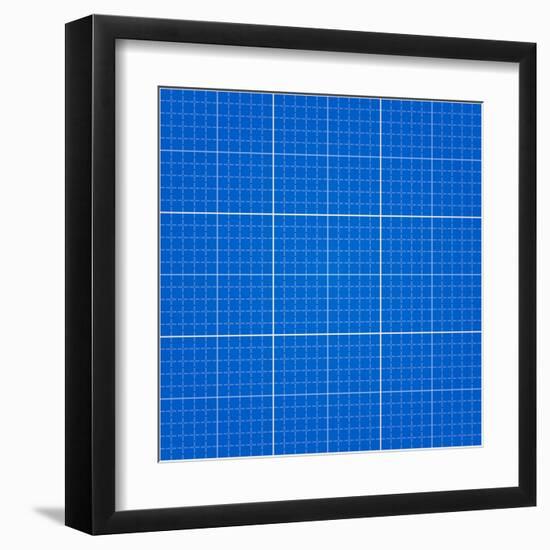 Blueprint Background-vitavalka-Framed Art Print