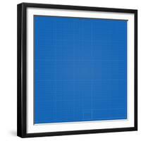 Blueprint Background-eriksvoboda-Framed Premium Giclee Print