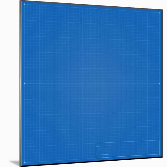 Blueprint Background-eriksvoboda-Mounted Art Print