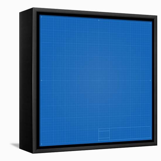 Blueprint Background-eriksvoboda-Framed Stretched Canvas