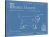 Blueprint Basset Hound-Ethan Harper-Stretched Canvas