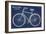 Blueprint Bicycle-Sue Schlabach-Framed Premium Giclee Print