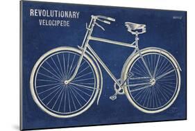 Blueprint Bicycle-Sue Schlabach-Mounted Premium Giclee Print