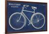 Blueprint Bicycle-Sue Schlabach-Framed Art Print