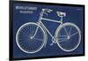 Blueprint Bicycle-Sue Schlabach-Framed Art Print