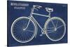 Blueprint Bicycle-Sue Schlabach-Stretched Canvas