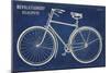 Blueprint Bicycle-Sue Schlabach-Mounted Art Print