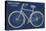 Blueprint Bicycle-Sue Schlabach-Stretched Canvas