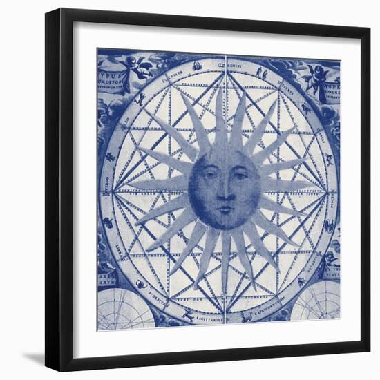 Blueprint Celestial III-Giampaolo Pasi-Framed Art Print