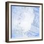 Blueprint, Hand Draw Sketch Ionic Architectural Order--Vladimir--Framed Art Print